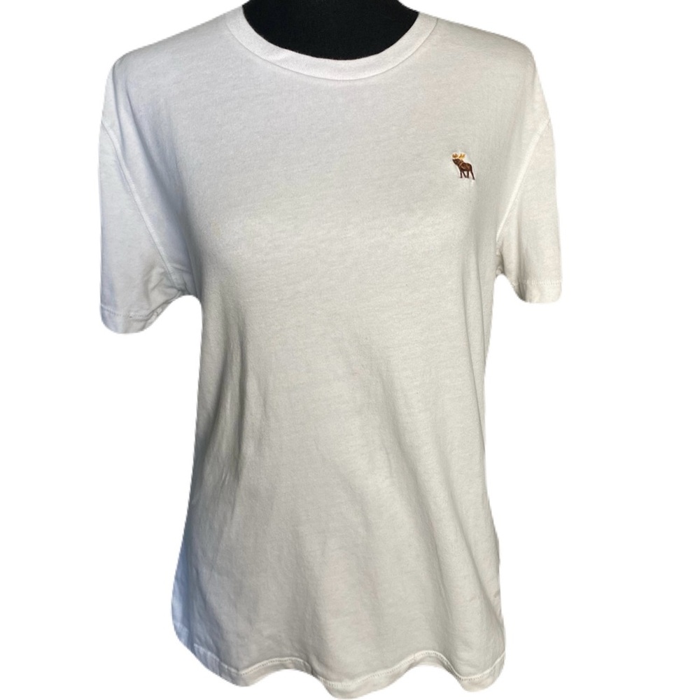 Abercrombie & Fitch Soft A&F Tee White Short Sleeve Basic T-Shirt Men’s Medium‎